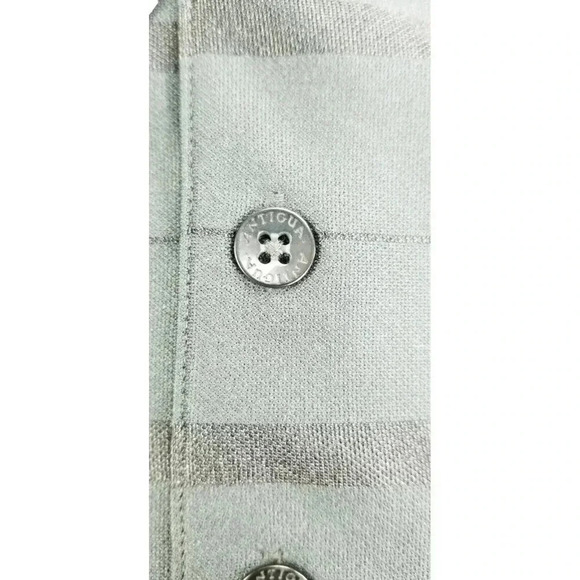 Antigua Size Medium Men's NBA Brooklyn Nets Black Short Sleeve Desert Dry Polo - Picture 8 of 15